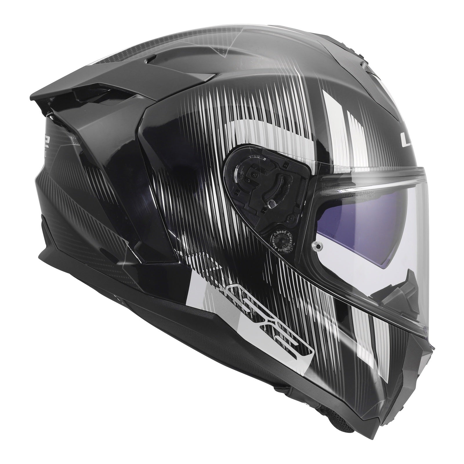 LS2 FF817 Challenger II Nitro Helmet - Black / Grey