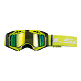 LS2 Aura Pro Goggle - Yellow with Iridium Lens