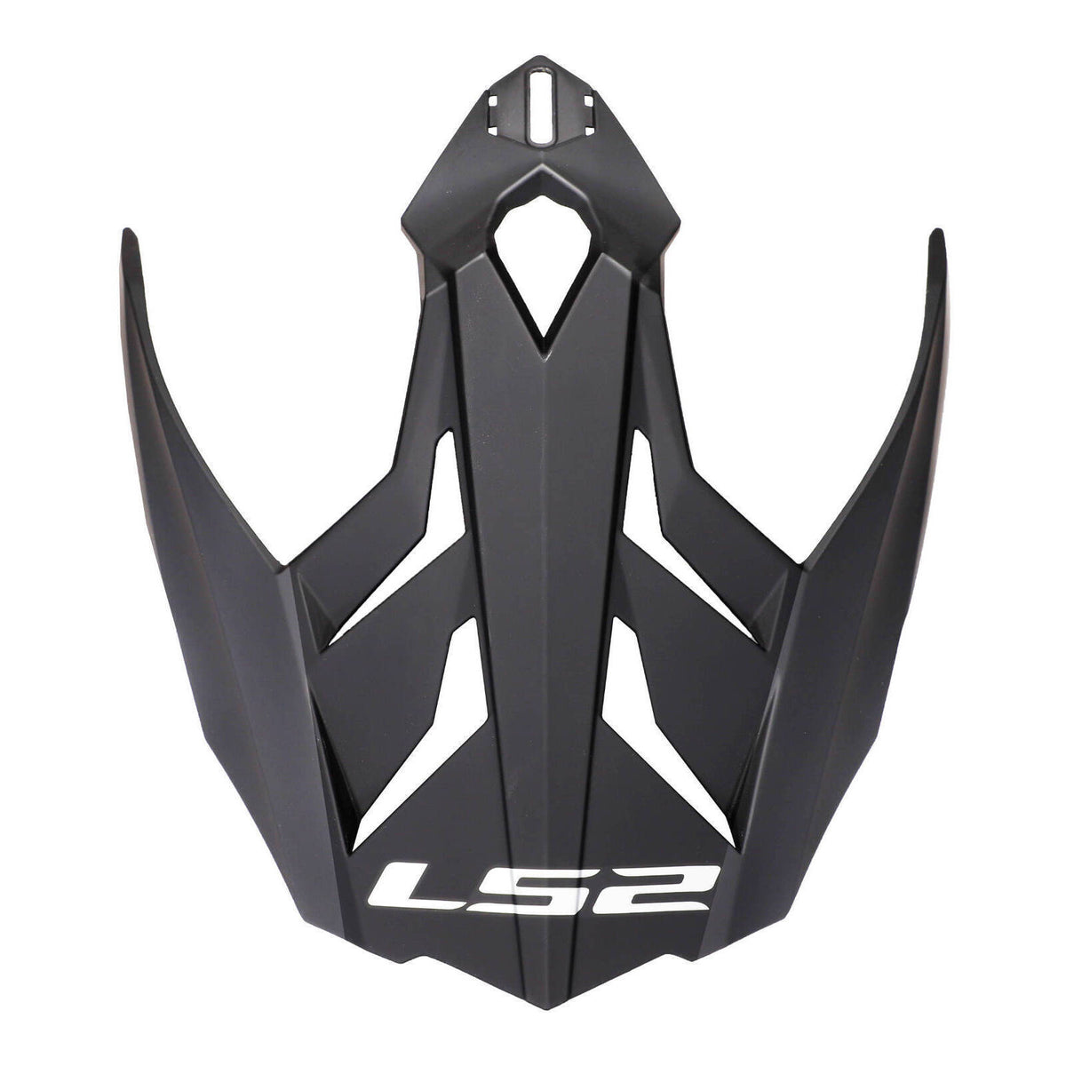 LS2 MX701 Helmet Peak - Matte Black