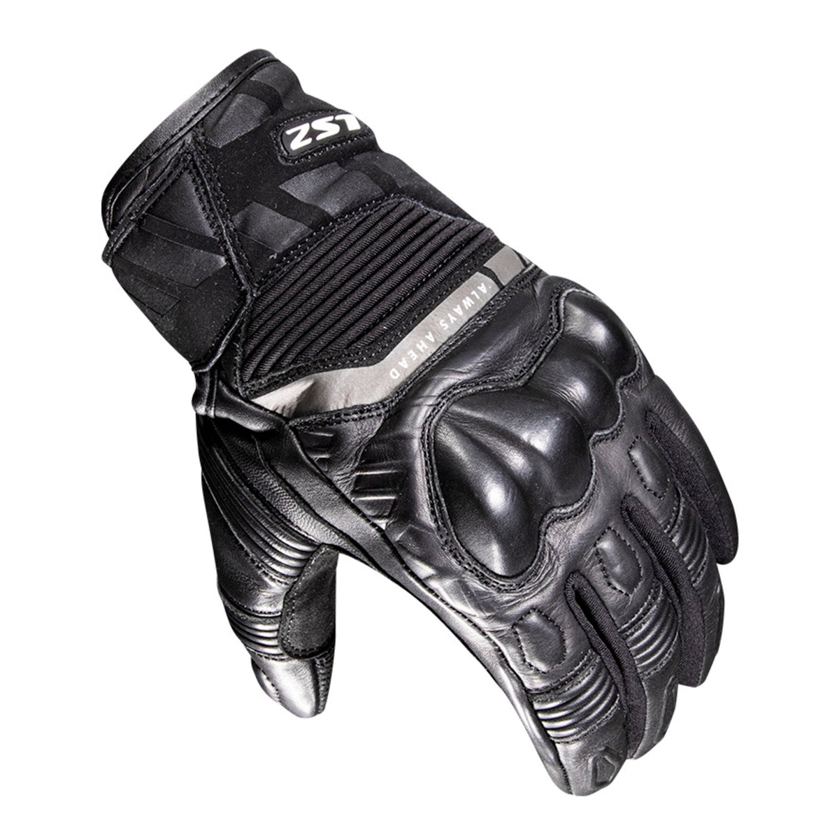 LS2 Octane Men's Leather Gloves - Black