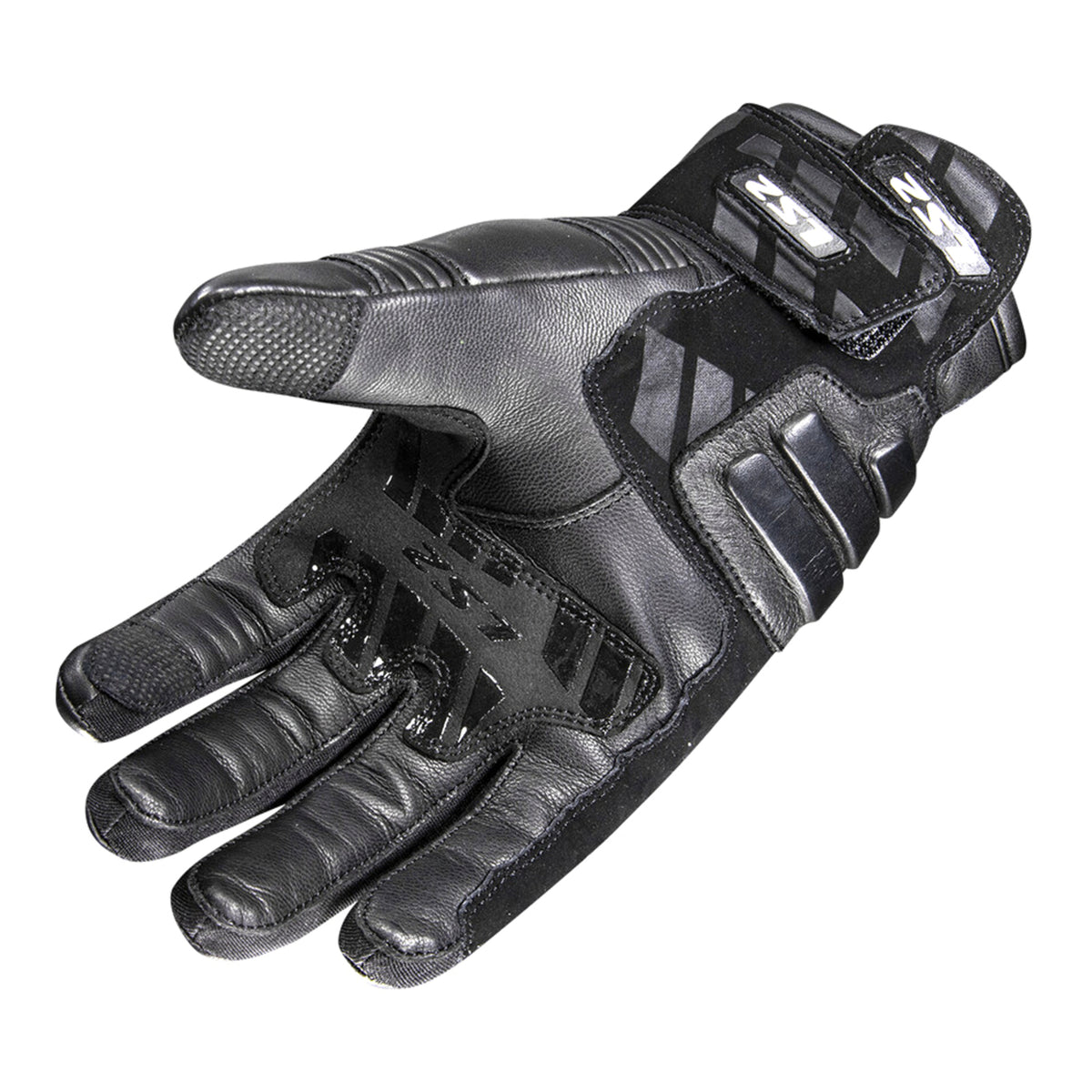 LS2 Octane Men's Leather Gloves - Black