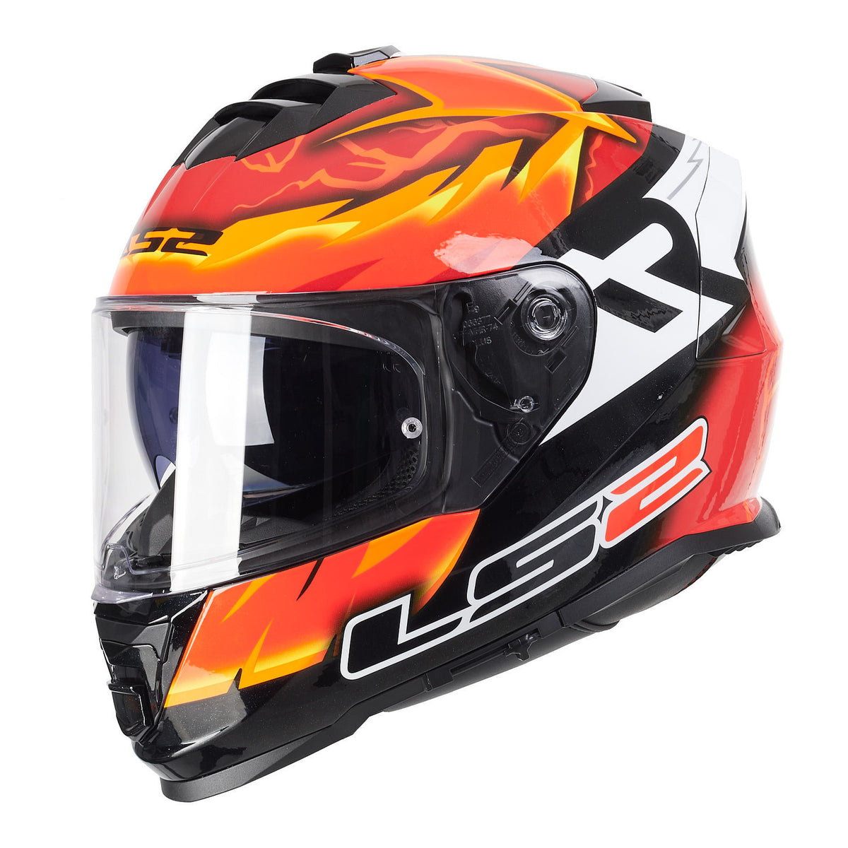 LS2 FF800 Storm II Replica Rinaldi Helmet - Orange 06