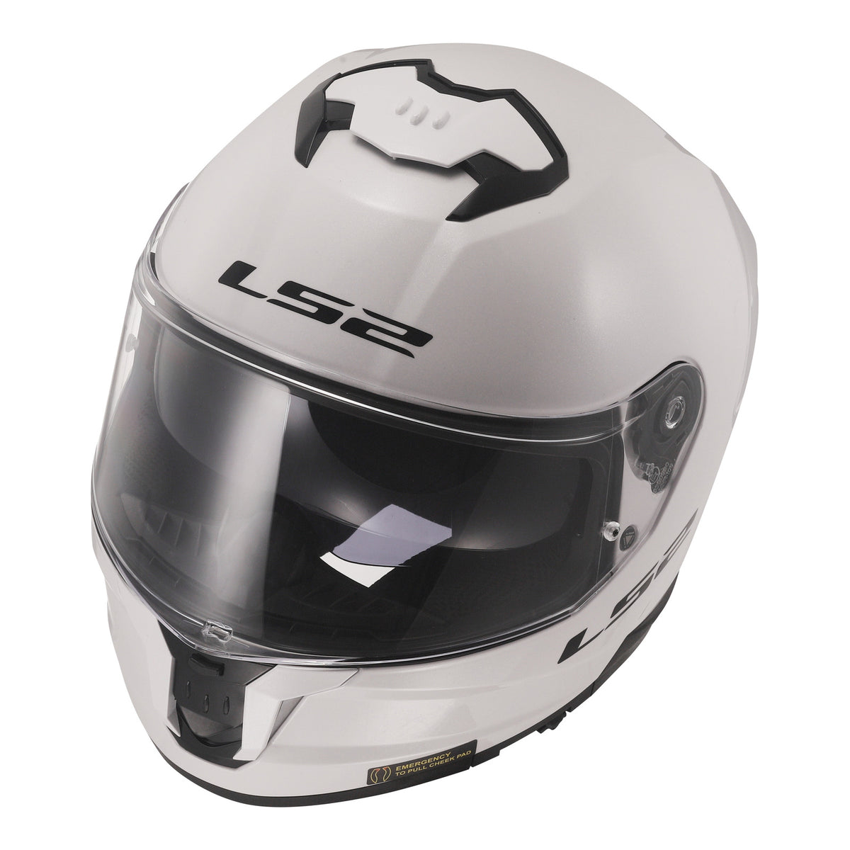 LS2 FF808 Stream II Helmet - White 06