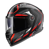 LS2 FF811 Vector II Alizer - Black / Metal Red 06