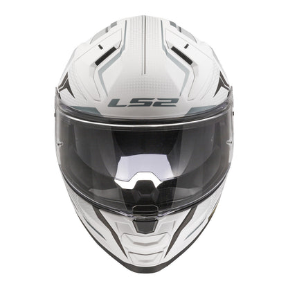 LS2 FF811 Vector II Alizer - Matte White / Silver 06
