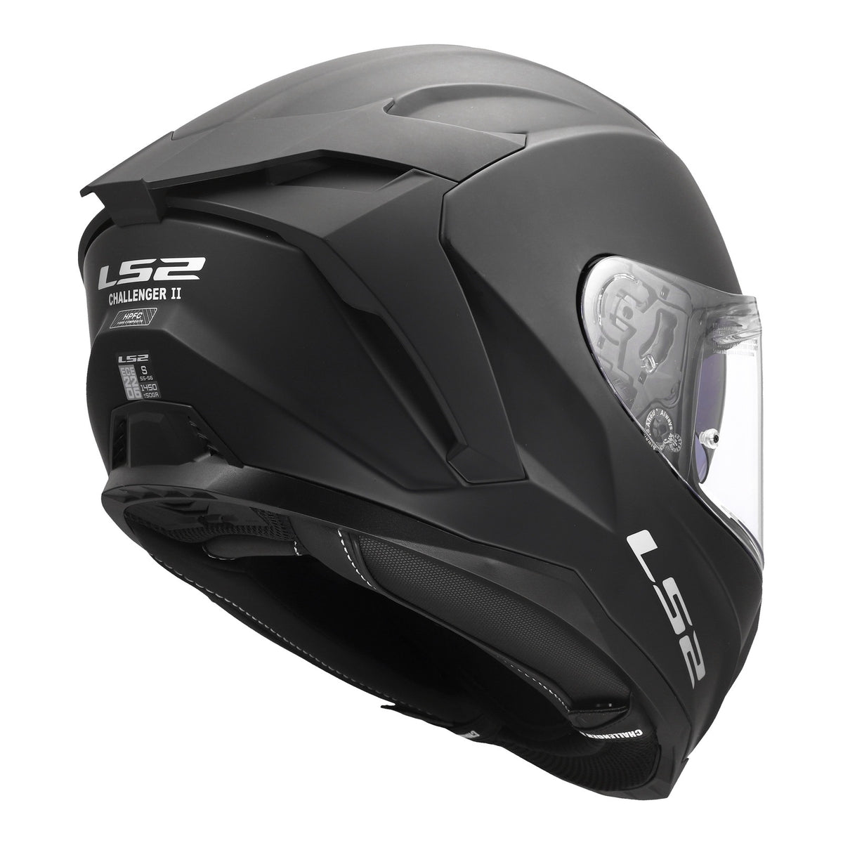 LS2 FF817 Challenger II Solid Helmet - Matte Black