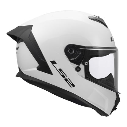 LS2 FF820 Rapid III Solid Helmet - Gloss White
