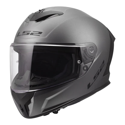 LS2 FF820 Rapid III Solid Helmet - Matte Titanium