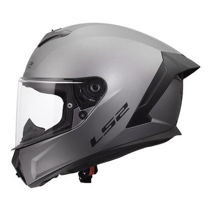 LS2 FF820 Rapid III Solid Helmet - Matte Titanium