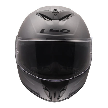 LS2 FF820 Rapid III Solid Helmet - Matte Titanium