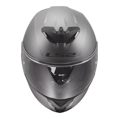 LS2 FF820 Rapid III Solid Helmet - Matte Titanium