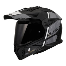 LS2 MX702 Pioneer II Hill Helmet - Matte Black / White 06