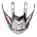 LS2 MX436 Pioneer Evo Peak Knight - Titanium / Orange