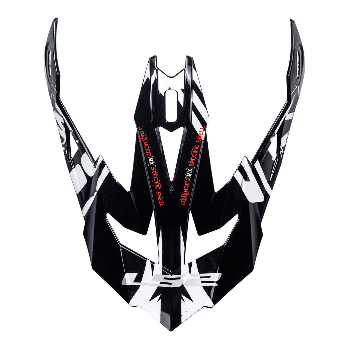LS2 MX470 Subverter Peak - Emperor Black/White/Red