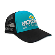 Motorex - Trucker Style Cap with 3D logo embroidery and custom labels.