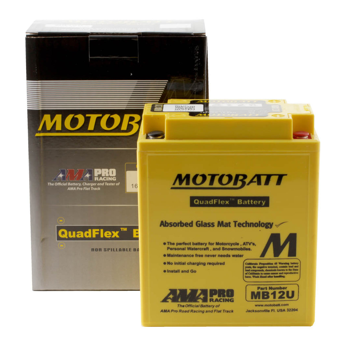 Motobatt Battery Quadflex AGM - MB12U