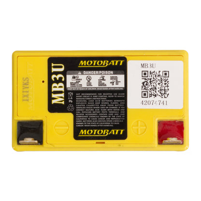 Motobatt Battery Quadflex AGM - MB3U