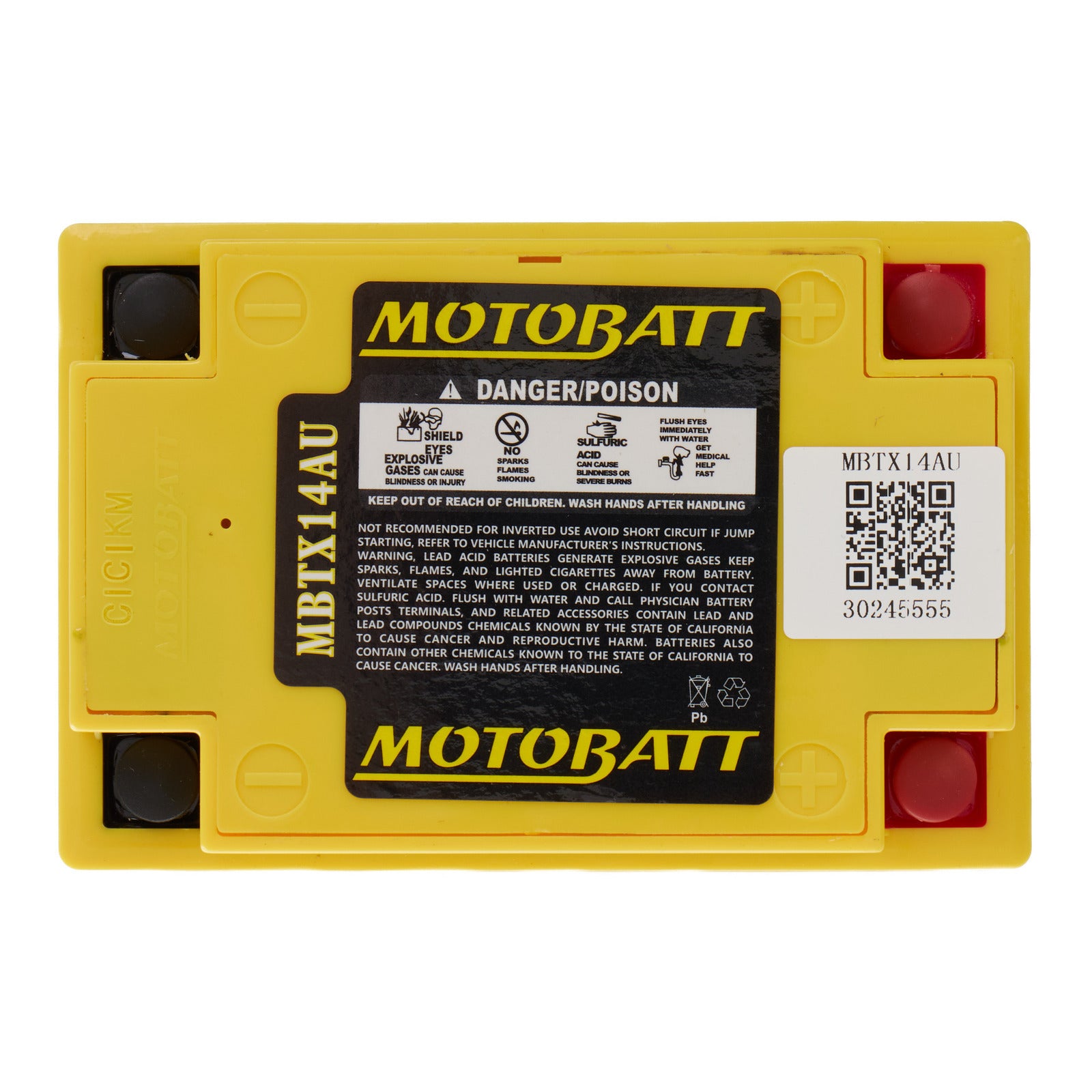 Motobatt Battery Quadflex AGM - MBTX14AU