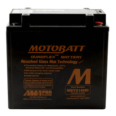 Motobatt Battery Quadflex AGM - MBYZ16HD
