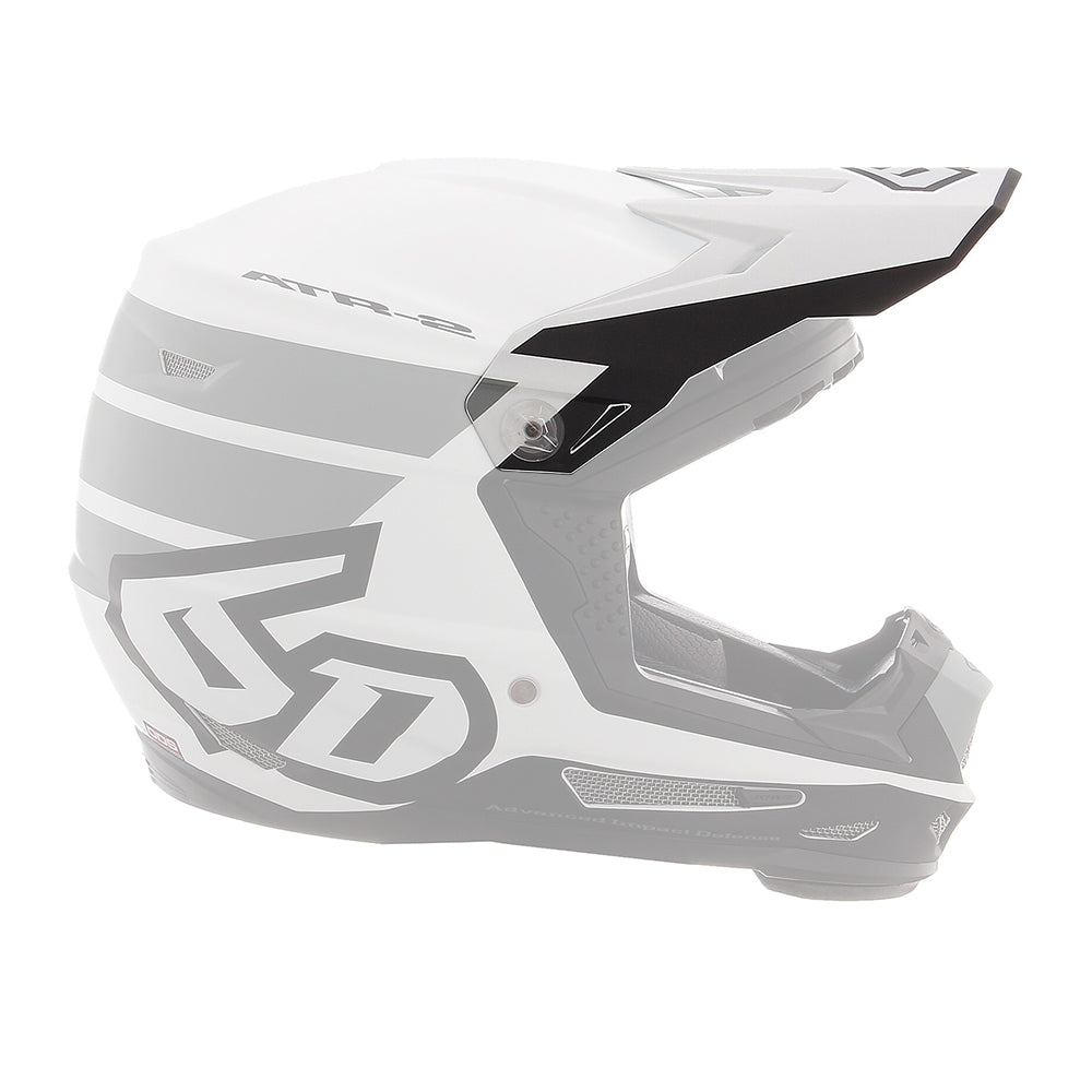 Spare Part - 6D ATR-2 Peak - Stripe - Black/White