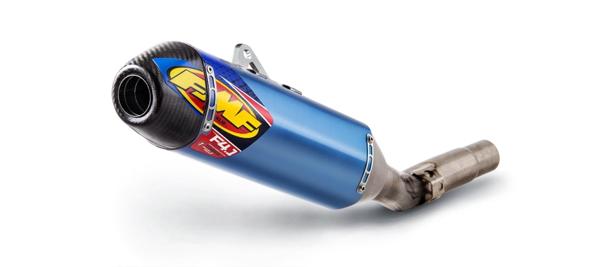 FMF Exhaust - 42286 - Anodised Titanium Slip On Carbon End Cap - Factory 4.1 RCT