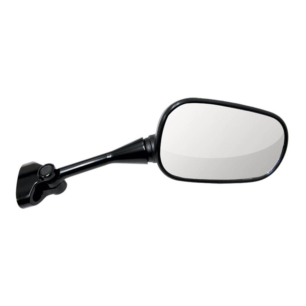 Whites Mirror Black Honda VFR800 '02- Right-hand