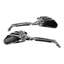 Whites Mirror Universal Skeleton Hand Chrome/Black 10mm (Pair)