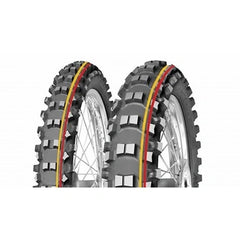 TERRA FORCE MX SOFT-MED | 100/90-19 57M MOTOCROSS RED & YELLOW STRIPE