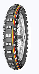 TERRA FORCE MX SOFT-MED | 100/100-18 59M MOTOCROSS RED &amp; YELLOW STRIPE $#$