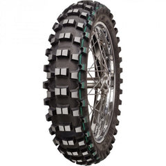 TERRA FORCE MX S-M SUPER LIGHT | 110/100-18 64M DOT MOTOCROSS GREEN STRIPE