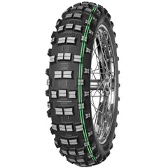 TERRA FORCE EF SUPER (EXTREME ENDURO) | 140/80-18 DOUBLE GREEN STRIPE.