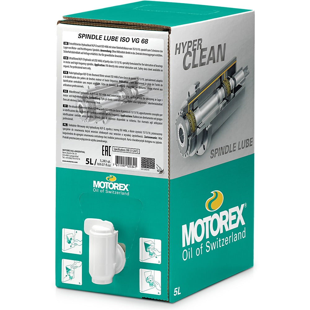 Motorex Spindle Lube (Indent) ISOVG68 Hyper 15/13/10 5L (4) [306046]