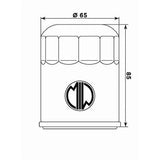 MIW OIL FILTER A11001 (HF621) ARCTIC CAT