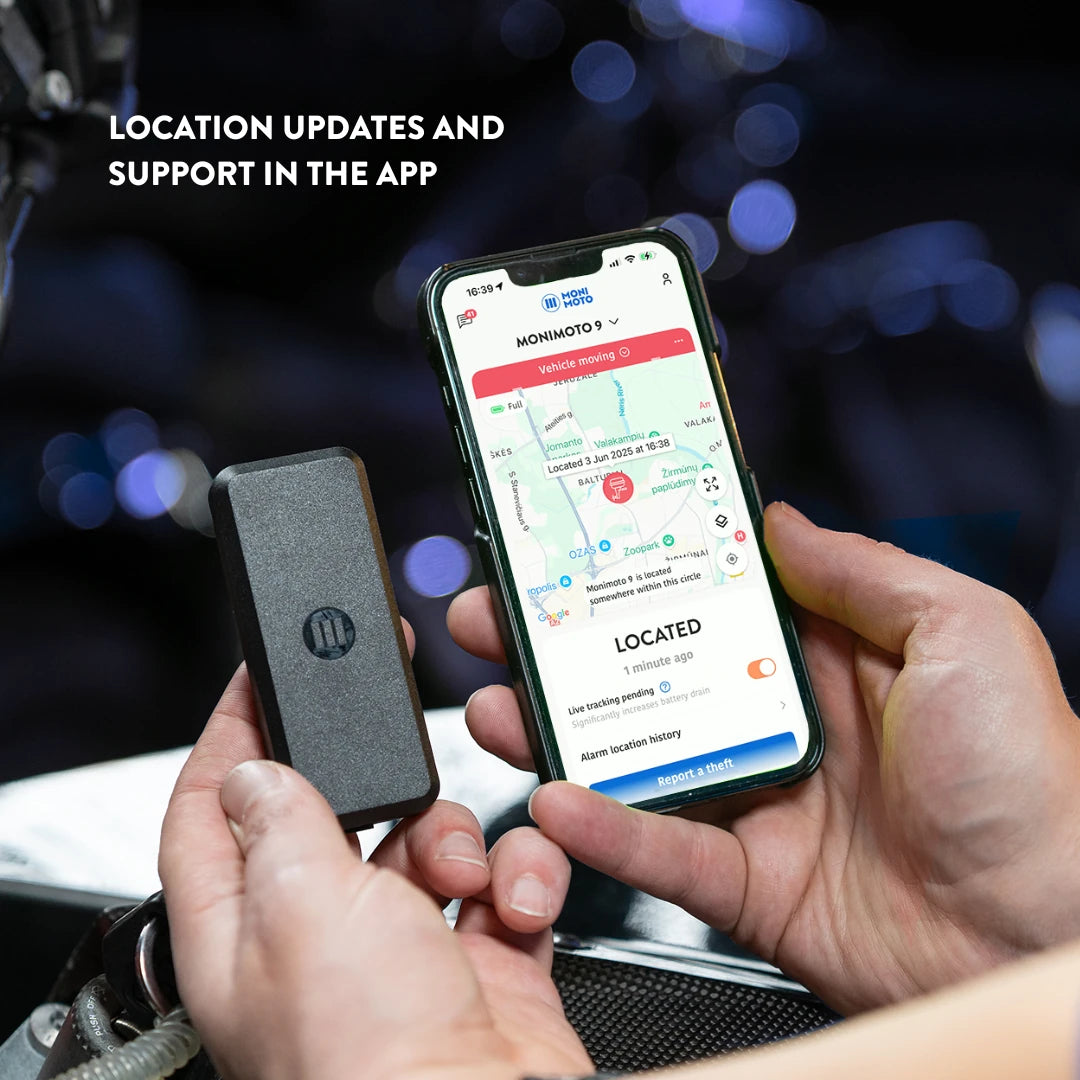 Monimoto 9 Smart Motorcyle GPS Tracker