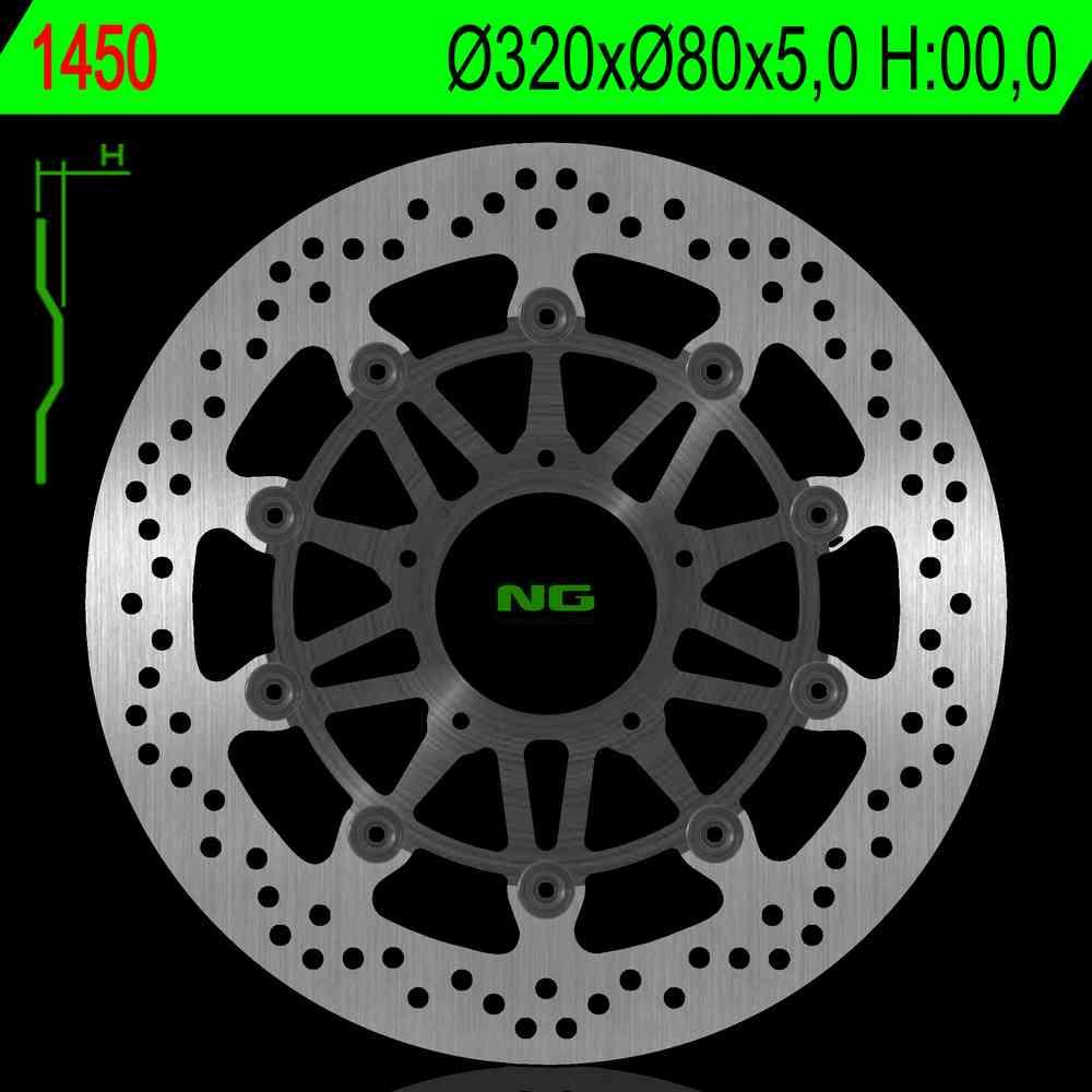 NG Premium Brake Rotor Oem Replacement 1846g - NG1450