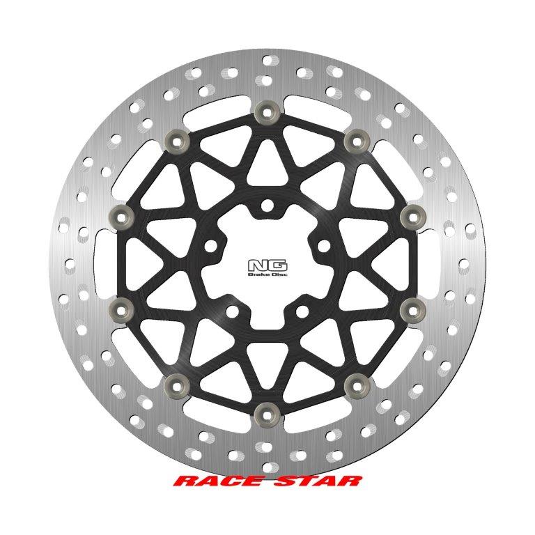 NG Premium Floating Heat Treated Racing Rotor RACE STAR - ZG SERIES (ZX-10R 'SINGLE R' USE NG1919) - NG1641ZG