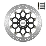 NG Brakes Premium Alloy Center Oversize Rotor Kit + Caliper Bracket - NG1837GK34