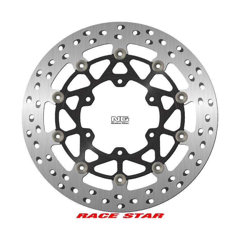 NG Premium Floating Heat Treated Racing Rotor RACE STAR - ZG SERIES - NG2298ZG