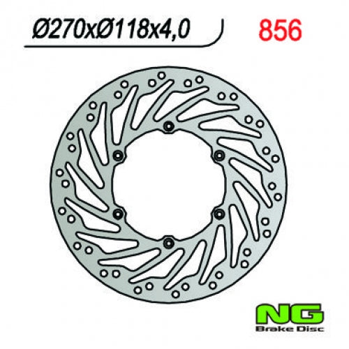 **NG Brakes OEM Replacement Rotor (NG719) - NG856