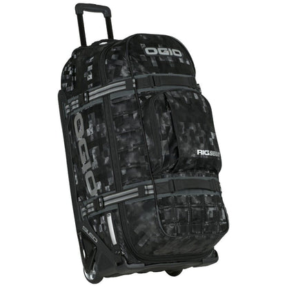 OGIO GEAR BAG - RIG 9800 (WHEELED) CLOUD RACER BLK GRY