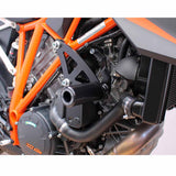 OGGY KNOBBS 1290 SUPER DUKE R 14-19 (Black Knobbs; Steel Brackets) - OK358ST