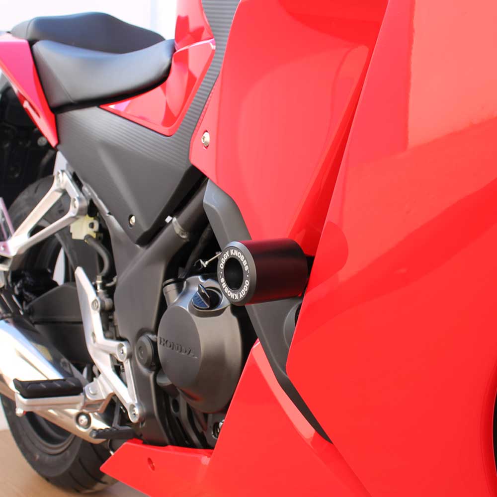 OGGY KNOBBS CBR 300 R 15-19 (Black Knobbs) - OK514