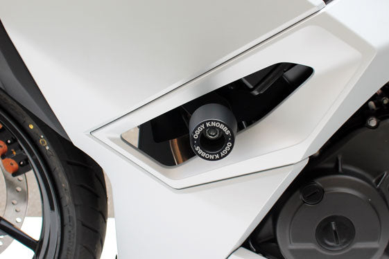 OGGY KNOBBS NINJA 500 24-25 (Black Knobbs) - OK662