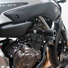OGGY KNOBBS MT-07, TRACER 7 & 700, XSR 700 14-25 (Black Knobbs; Steel Brackets) - OK834ST