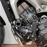 OGGY KNOBBS MT-09 14-16, TRACER 900 15-20 & XSR 900 16-21 (Black Knobbs & Case Saver) - OK842CS