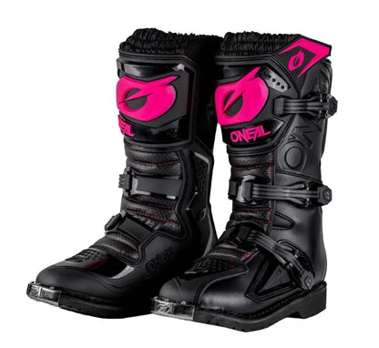 ONEAL RIDER PRO LADIES BOOTS BLK/PINK (05)