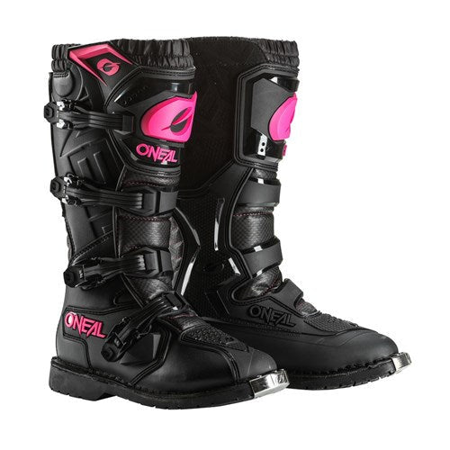 #ONEAL RIDER PRO LADIES BOOTS BLK/PINK (12 - 46)