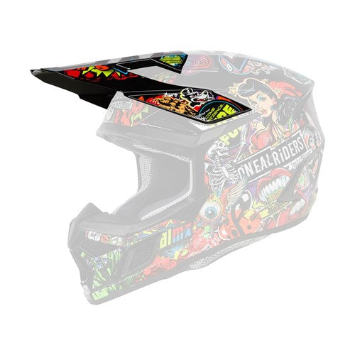 Oneal 25 3SRS Youth S/P-Helm Peak Crank V.24 - Matte Multi