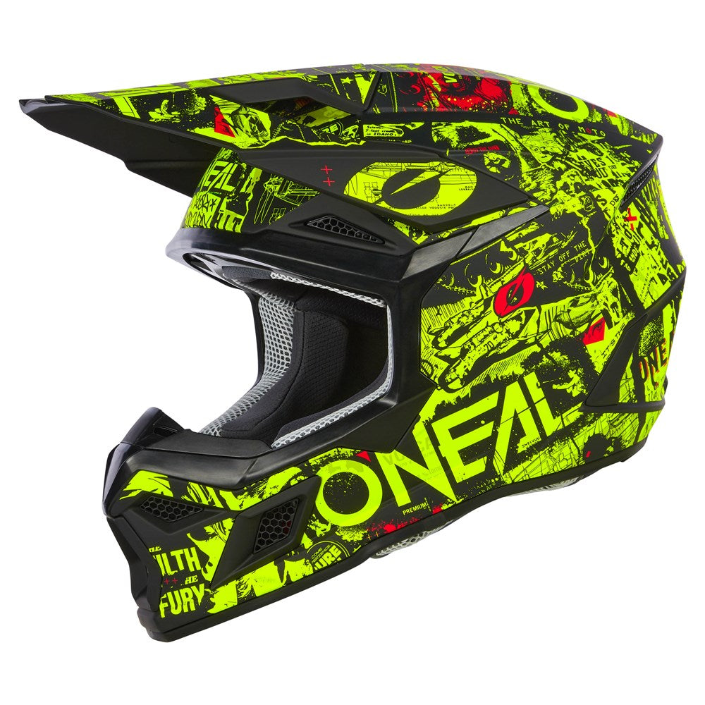 Oneal 27 3SRS Youth Helm Attack - Blk/n-Yel