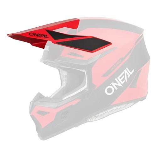 Oneal 25 3SRS S/P-Helm Peak Race V.25 - Matte BLK/Red